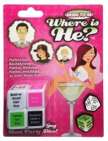 Where is He Dice Game - Bachelorette Party Supplies & Favors